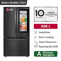 Refrigeradora LG 696L GM78BVT Instaview Negro