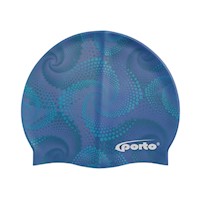 GORRO PARA NATACIÓN DISEÑO ESPIRAL ESTÁNDAR PORTO