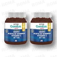 PACK 2 GOMITAS HIERRO 260 UND SOTTCOR LABS