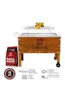 Caja China Mediana Premium Grillcorp+ Parr Varillas Inoxidables+Carbón