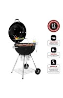 Parrilla Grillcorp Sheriff Mediano 22" - negro