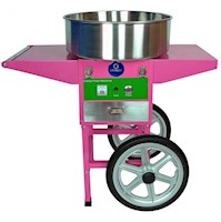 Máquina de Algodón de Azúcar Grondoy con Carrito - Ideal para Ferias