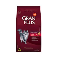 Gran Plus Gatos Adultos Castrados Carne y Arroz 10 Kg