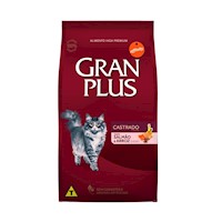 Gran Plus Gatos Castrados Adultos Salmon y Arroz 3 Kg