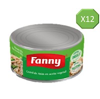 PACK X12 ATUN GRATED EN ACEITE FANNY 170 G
