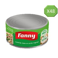 PACK X48 ATUN GRATED EN ACEITE FANNY 170 G