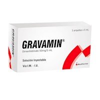 Gravamin 50 mg/5 mL Solución Inyectable