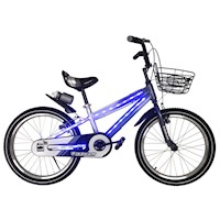 Bicicleta para niños Bikekam Blue aro 20 con Bluetooh y luz led