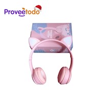 AURICULARES INALAMBRICOS CON BLUETOOTH CON OREJAS DE GATITO