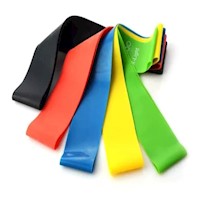 BANDAS CERRADAS DE LATEX X5 ARCOIRIS SET 5 NIVELES DE RESISTENCIA