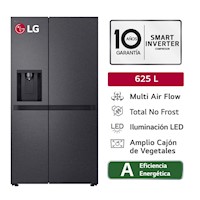 Refrigeradora LG Total No frost 625 LT GS66SPM Negro Mate