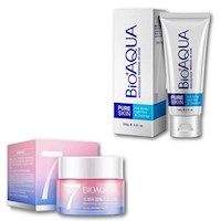 PACK CREMA HIDRATANTE V7 Y GEL LIMPIADOR ANTI ACNÉ BIOAQUA