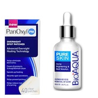 PACK PARCHES PARA EL ACNE PANOXYL Y SERUM ANTIACNE PURE SKIN BIOAQUA