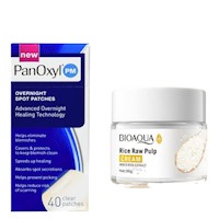 PACK PARCHES PARA EL ACNE PANOXYL Y CREMA ACLARANTE DE ARROZ