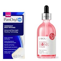 PACK PARCHES PARA EL ACNE PANOXYL Y SERUM BULGARIA ROSE LAIKOU