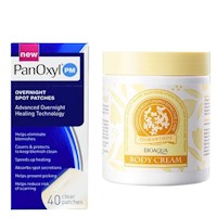 PACK PARCHES PARA EL ACNE PANOXYL Y CREMA PARA EL CUERPO VAINILLA BIOAQUA