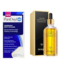 PACK PARCHES PARA EL ACNE PANOXYL Y SERUM ESENCIA DE ORO BIOAQUA