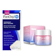 PACK PARCHES PARA EL ACNE PANOXYL Y CREMA HIDRATANTE V7 BIOAQUA