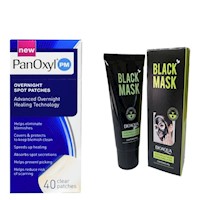 PACK PARCHES PARA EL ACNE PANOXYL Y MASCARILLA CARBÓN ACTIVO BIOAQUA