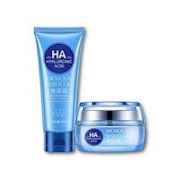 PACK LIMPIADOR FACIAL Y CREMA HIDRATANTE DE ACIDO HIALURONICO BIOAQUA