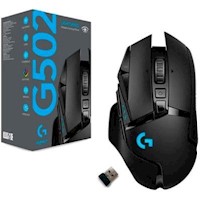 MOUSE GAMER G502 RGB SENSOR HERO 25K 11 BOTONES WIRELESS INALAMBRICOS