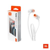 AUDIFONOS JBL CON MICROFONO TUNE 110 BLANCO