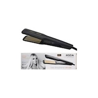 Plancha Para Cabello Placa Cerámica Profesional Rozia Negra