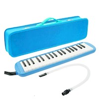 MELODICA 37 TECLAS CON ESTUCHE RIGIDO CELESTE