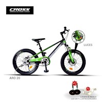 Bicicleta Crossbike Aro 20 WL verde