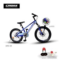 Bicicleta Crossbike Aro 20 WL Azul