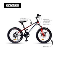Bicicleta Crossbike Aro 20 WL7 Roja