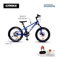 Bicicleta Crossbike Aro 20 WL7 Azul