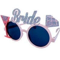 Lentes para despedida de soltera novia Bride copita