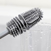 Cepillo de Silicona Limpiador para Biberón Botella Vaso