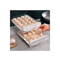 Organizador De Huevos 2 Niveles 32 Unidades - Porta Huevos