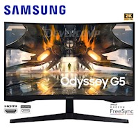 Monitor Samsung Odyssey G5 27” Curvo LS27AG550EL QHD 165HZ 1MS 2K.