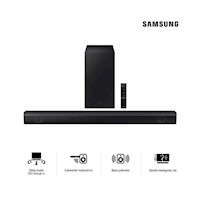 Soundbar Samsung 410 Watts con Bluetooth HW-B550 - Negro