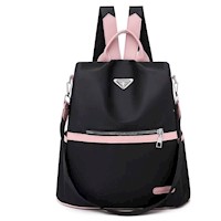 Mochila Antirrobo de Mujer Tipo Cartera Oxford Impermeable Negro