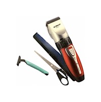 Sonar SN-6011 Maquina Cortapelo Patillera Trimmer Red Recargable