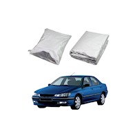 Forro Funda De Auto Impermeable Resistente Cobertor Automovil Silver L