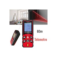 Telemetro Laser Rojo Alcance 60metros - 15mm Digital