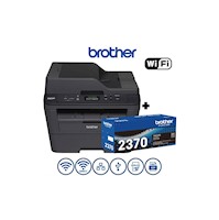 Combo Impresora Brother DCP-L2540DW Laser Monocromática + Toner 2370