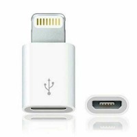 Adaptador Entrada V8 a Iphone Convertidor Micro USB A Iphone 8Pines