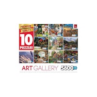 ART GALLERY ROMPE CABEZAS 5600 PIEZAS EN TOTAL