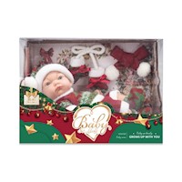 Muñeca Baby So Lovely Bebe Recién Nacido Navidad 15 cm