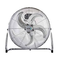 Ventilador de piso de 20 pulgadas ICE COOL 120 Watts Plateado