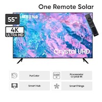Televisor Samsung LED Smart TV 55 Crystal UHD 4K UN55CU7000GXPE