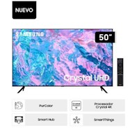 Televisor Samsung LED Smart TV 50 Crystal UHD 4K UN50CU7000GXPE