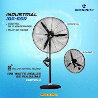 Ventilador Industrial 2 en 1 26 pulgadas IGS-65R Rbcrrecto