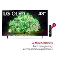 Televisor LG OLED 48 A1 Smart TV 4K con ThinQ AI OLED48A1PSA